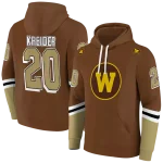 customized western michigan broncos striped sleeves brown hoodie best selling