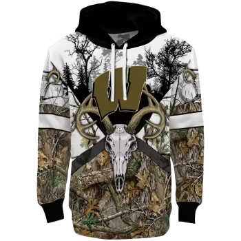 customized wisconsin badgers forest silhouette hoodie best selling