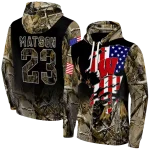 customized wisconsin badgers tree camo hoodie best selling