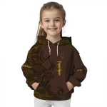 customized wyoming cowboys deer silhouette brown hoodie best selling