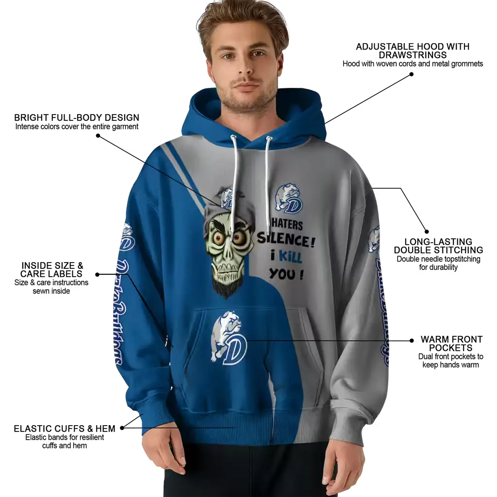 drake bulldogs achmed skull blue hoodie latest model drake bulldogs achmed skull blue hoodie latest model