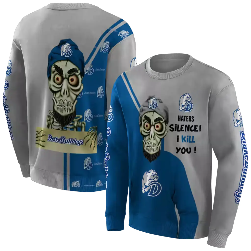 drake bulldogs achmed skull blue hoodie premium grade drake bulldogs achmed skull blue hoodie premium grade