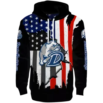 drake bulldogs american pride black hoodie best selling