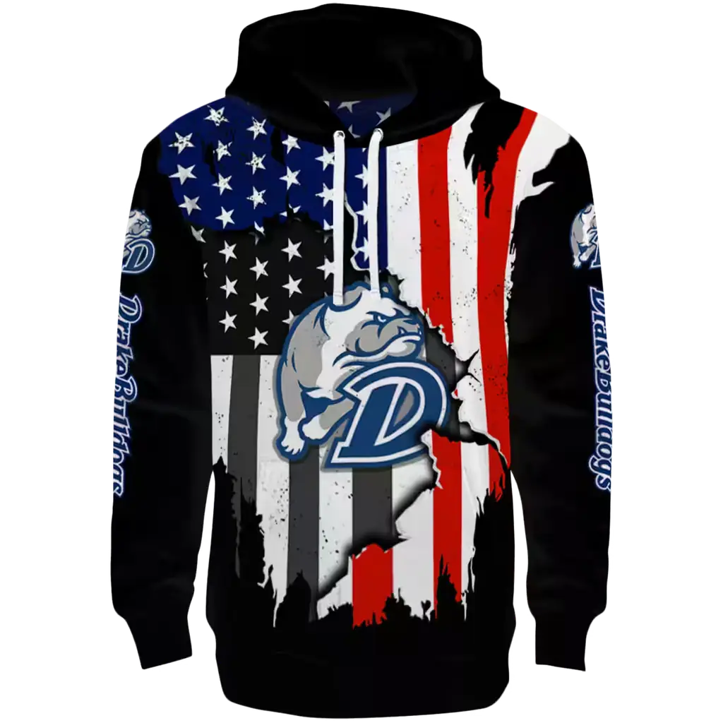 drake bulldogs american pride black hoodie best selling drake bulldogs american pride black hoodie best selling