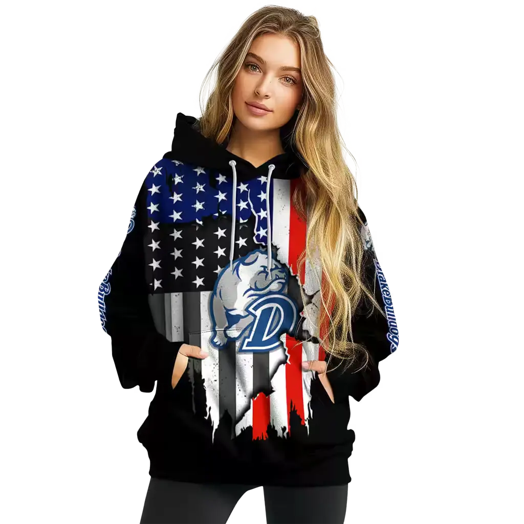 drake bulldogs american pride black hoodie high quality drake bulldogs american pride black hoodie high quality
