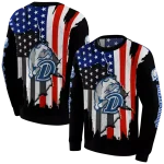 drake bulldogs american pride black hoodie best selling