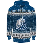 drake bulldogs christmas trees blue hoodie best selling