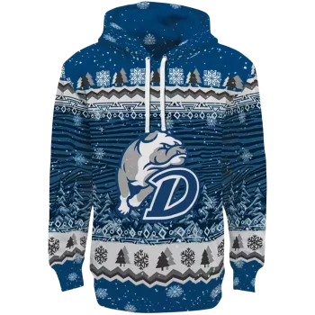 drake bulldogs christmas trees blue hoodie best selling