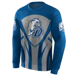 drake bulldogs concentric lines blue black hoodie best selling