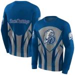 drake bulldogs concentric lines blue black hoodie best selling