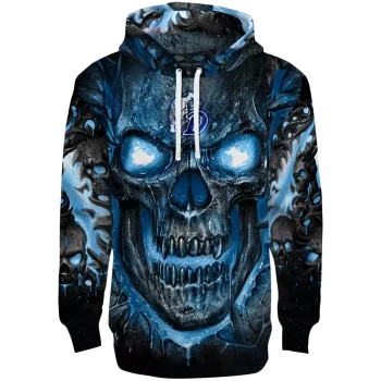 drake bulldogs demonic skull blue black hoodie best selling