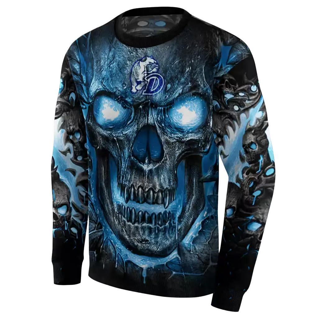 drake bulldogs demonic skull blue black hoodie new arrival drake bulldogs demonic skull blue black hoodie new arrival
