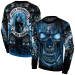 drake bulldogs demonic skull blue black hoodie best selling