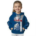 drake bulldogs football heartbeat blue hoodie best selling