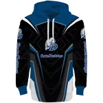 drake bulldogs futuristic pattern blue black hoodie best selling