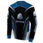 drake bulldogs futuristic pattern blue black hoodie best selling