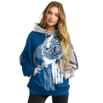 drake bulldogs graphic punisher blue white hoodie best selling