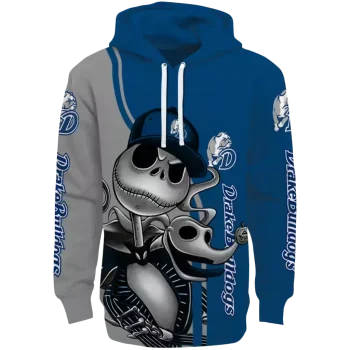 drake bulldogs jack skellington blue hoodie best selling