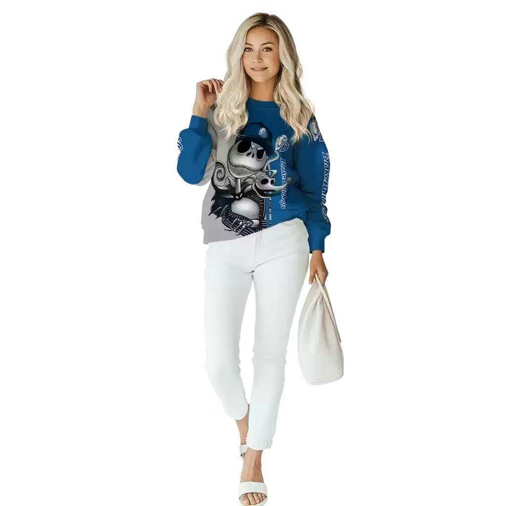 drake bulldogs jack skellington blue hoodie trendy drake bulldogs jack skellington blue hoodie trendy