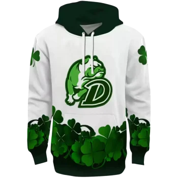 drake bulldogs lucky motif white green hoodie best selling