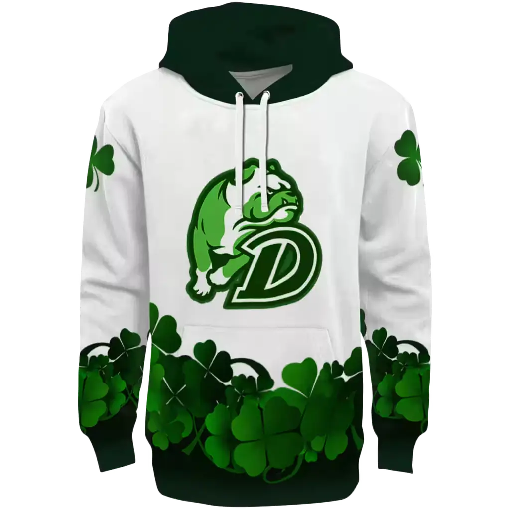 drake bulldogs lucky motif white green hoodie best selling drake bulldogs lucky motif white green hoodie best selling