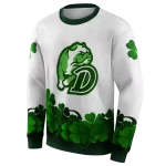 drake bulldogs lucky motif white green hoodie best selling
