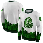 drake bulldogs lucky motif white green hoodie best selling
