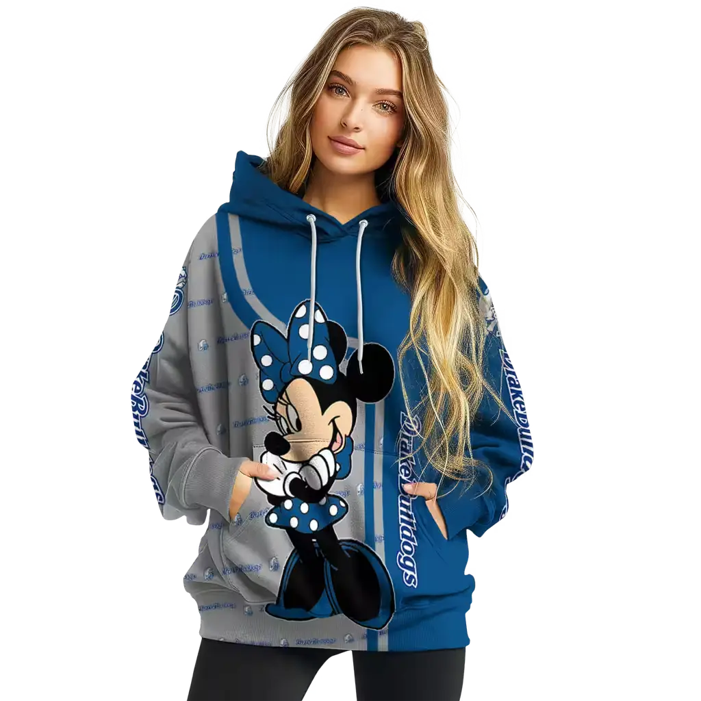 drake bulldogs minnie mouse blue hoodie high quality drake bulldogs minnie mouse blue hoodie high quality