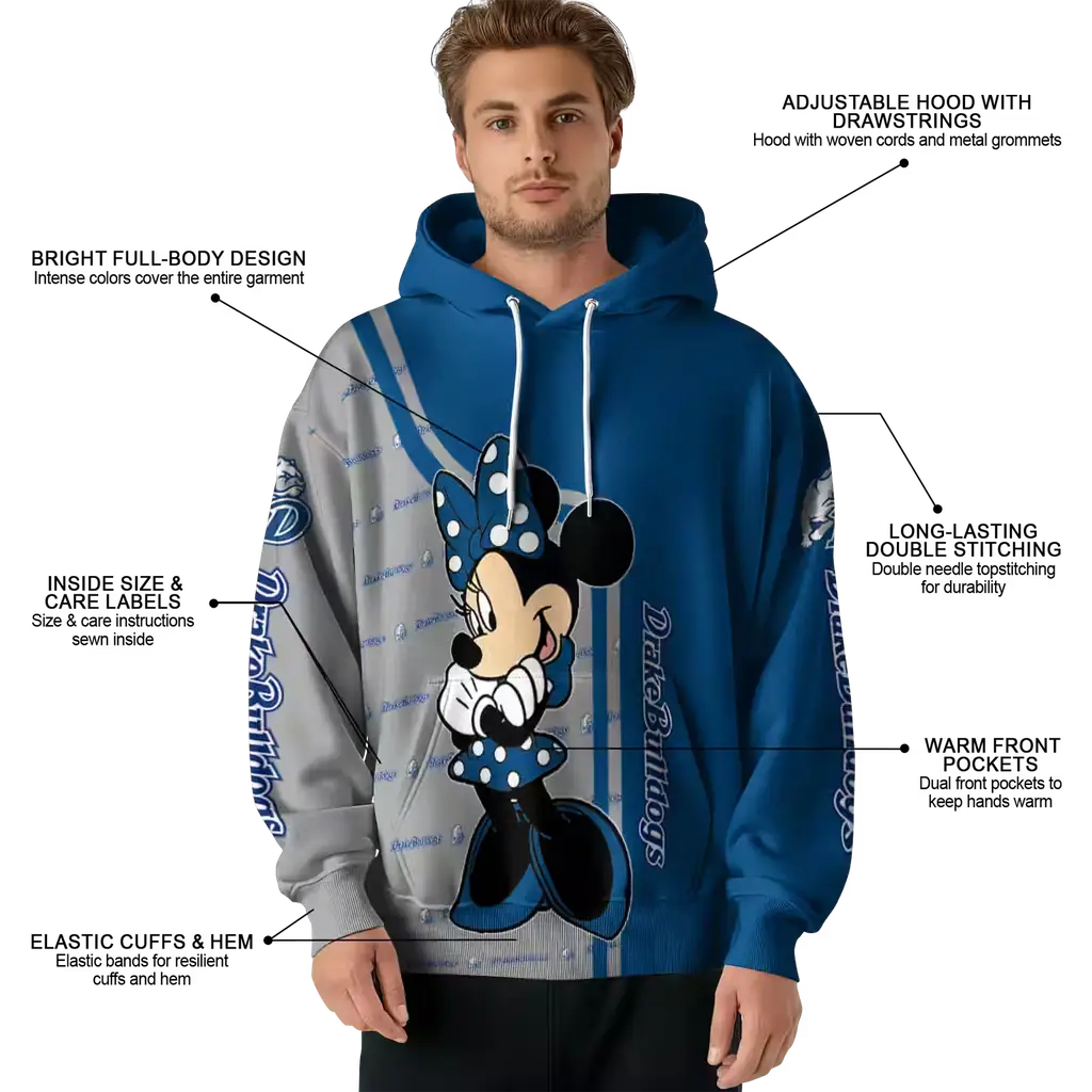 drake bulldogs minnie mouse blue hoodie latest model drake bulldogs minnie mouse blue hoodie latest model