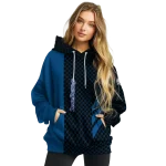 drake bulldogs monogram pattern blue hoodie best selling