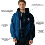 drake bulldogs monogram pattern blue hoodie best selling