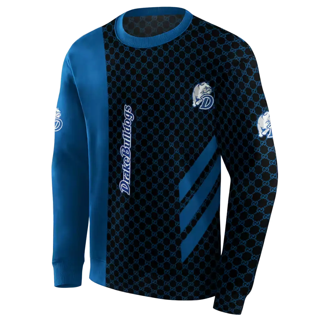 drake bulldogs monogram pattern blue hoodie new arrival drake bulldogs monogram pattern blue hoodie new arrival