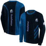 drake bulldogs monogram pattern blue hoodie best selling