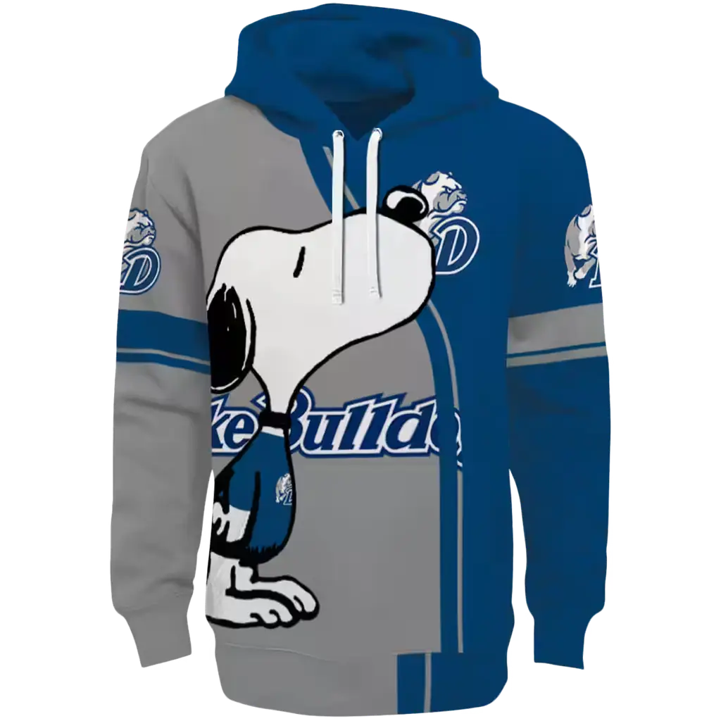 drake bulldogs playful snoopy blue hoodie best selling drake bulldogs playful snoopy blue hoodie best selling