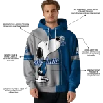 drake bulldogs playful snoopy blue hoodie best selling