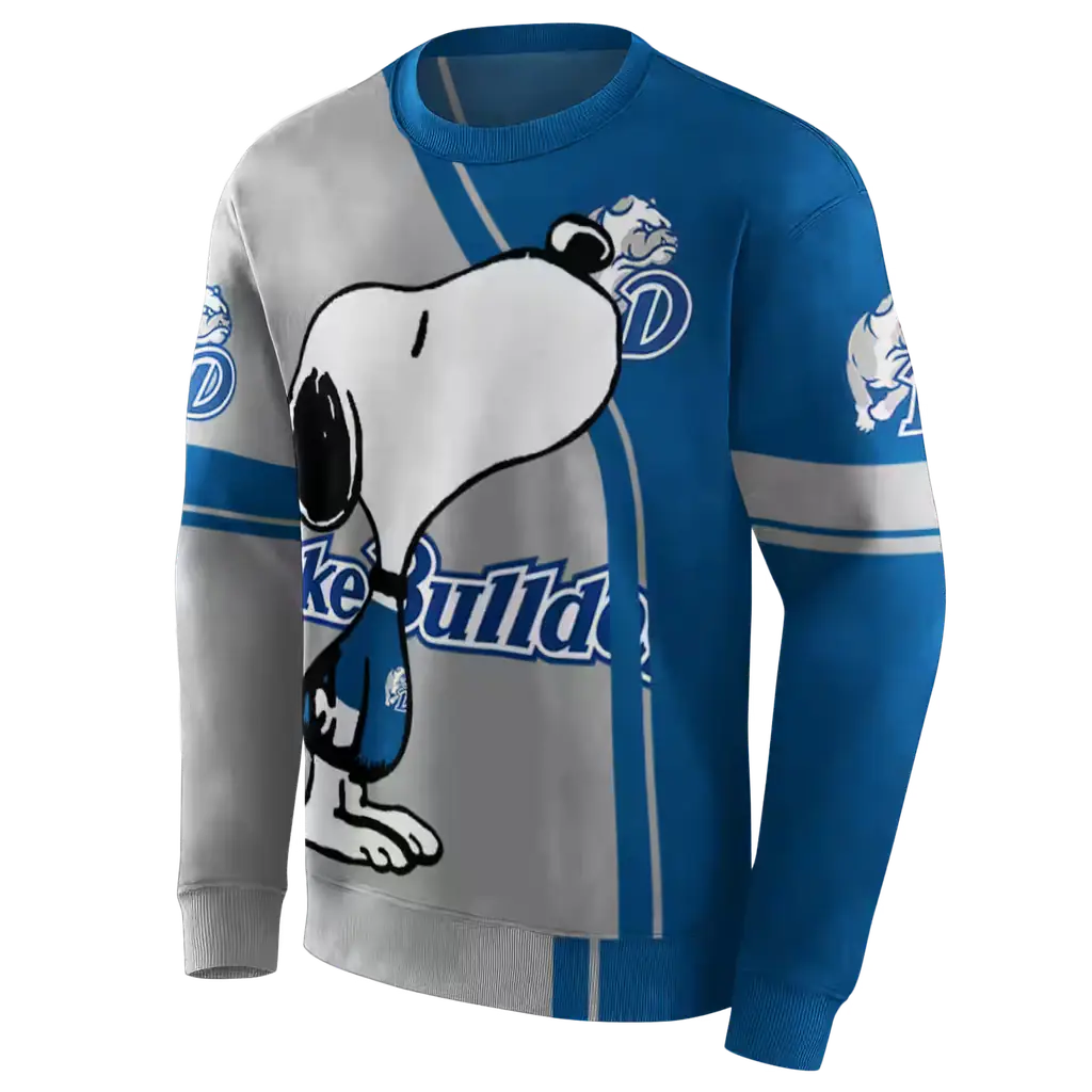 drake bulldogs playful snoopy blue hoodie new arrival drake bulldogs playful snoopy blue hoodie new arrival
