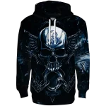 drake bulldogs skull artwork blue black hoodie best selling