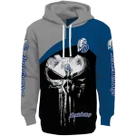 drake bulldogs skull punisher gray black hoodie best selling