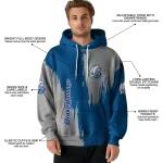 drake bulldogs splatter effect blue hoodie best selling