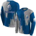 drake bulldogs splatter effect blue hoodie best selling
