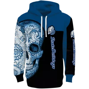 drake bulldogs sugar skull blue black hoodie best selling