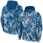drake bulldogs tie dye pattern blue hoodie best selling