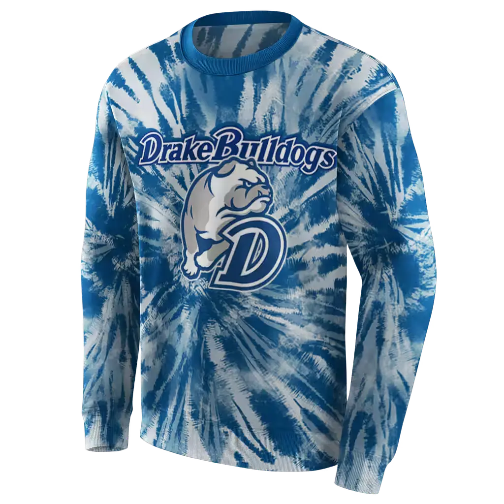 drake bulldogs tie dye pattern blue hoodie new arrival drake bulldogs tie dye pattern blue hoodie new arrival