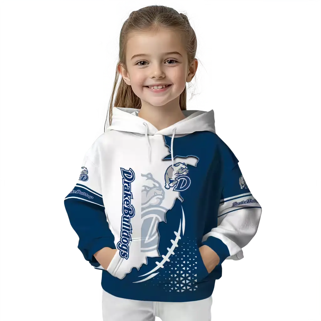 drake bulldogs triangular pattern blue white hoodie top rated drake bulldogs triangular pattern blue white hoodie top rated