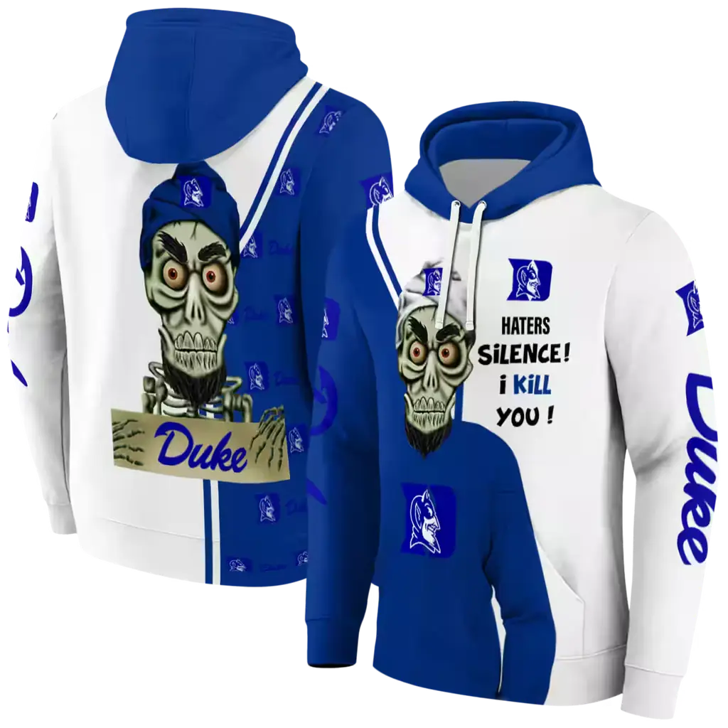duke blue devils achmed skull blue hoodie fashion forward duke blue devils achmed skull blue hoodie fashion forward