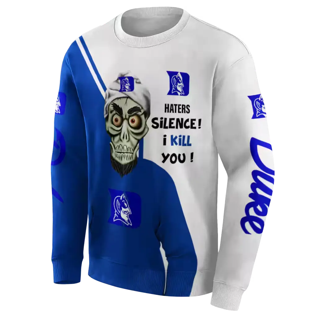 duke blue devils achmed skull blue hoodie new arrival duke blue devils achmed skull blue hoodie new arrival