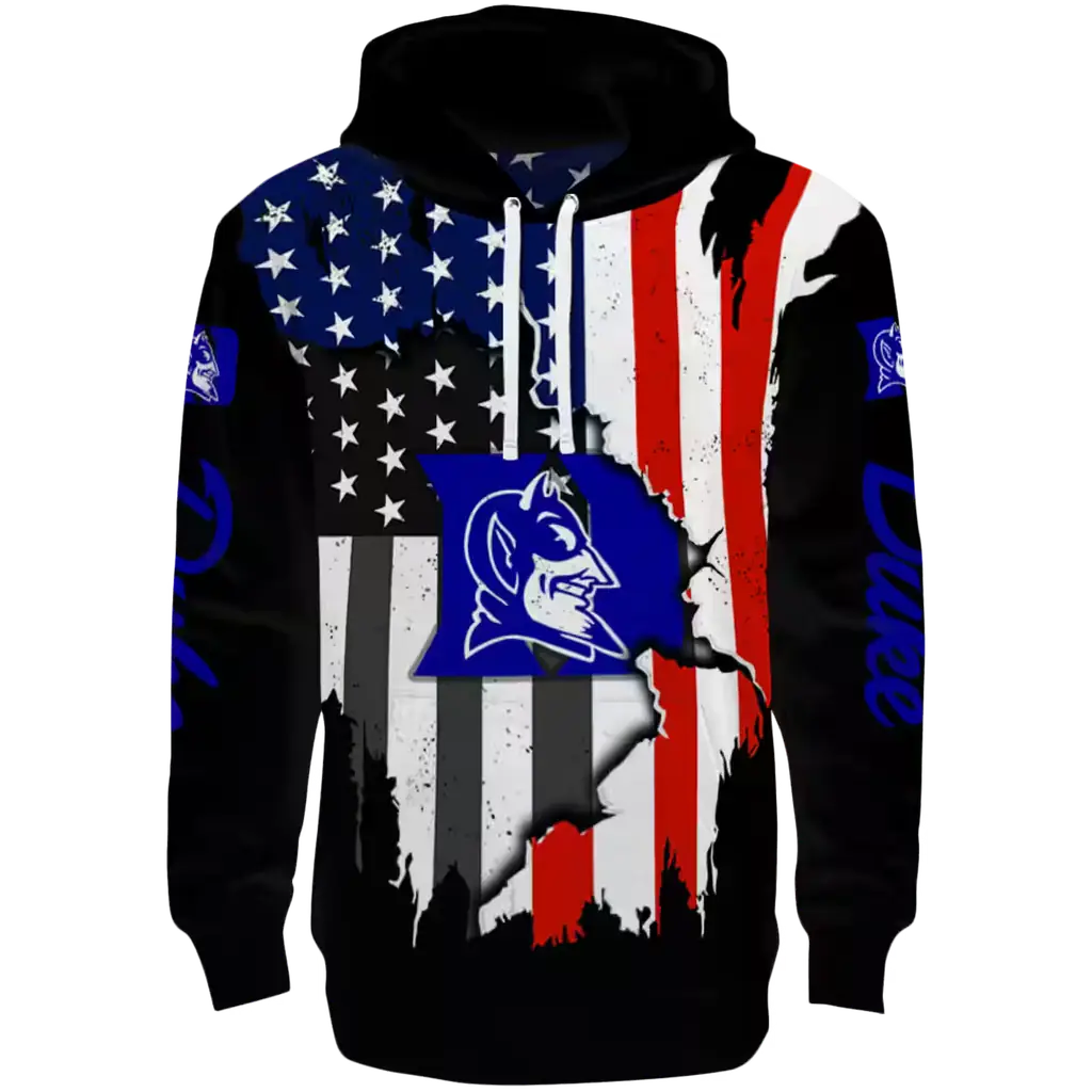 duke blue devils american pride black hoodie best selling duke blue devils american pride black hoodie best selling