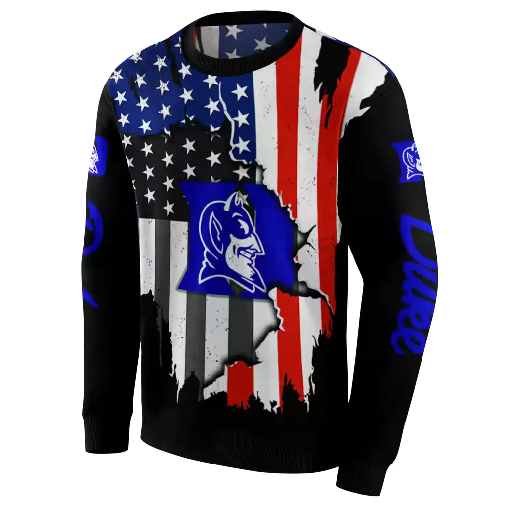 duke blue devils american pride black hoodie new arrival duke blue devils american pride black hoodie new arrival