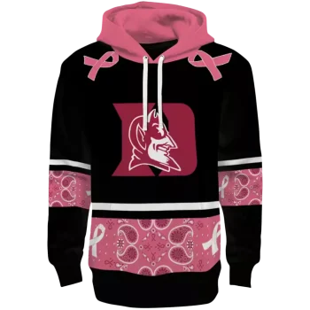 duke blue devils awareness ribbon black pink hoodie best selling