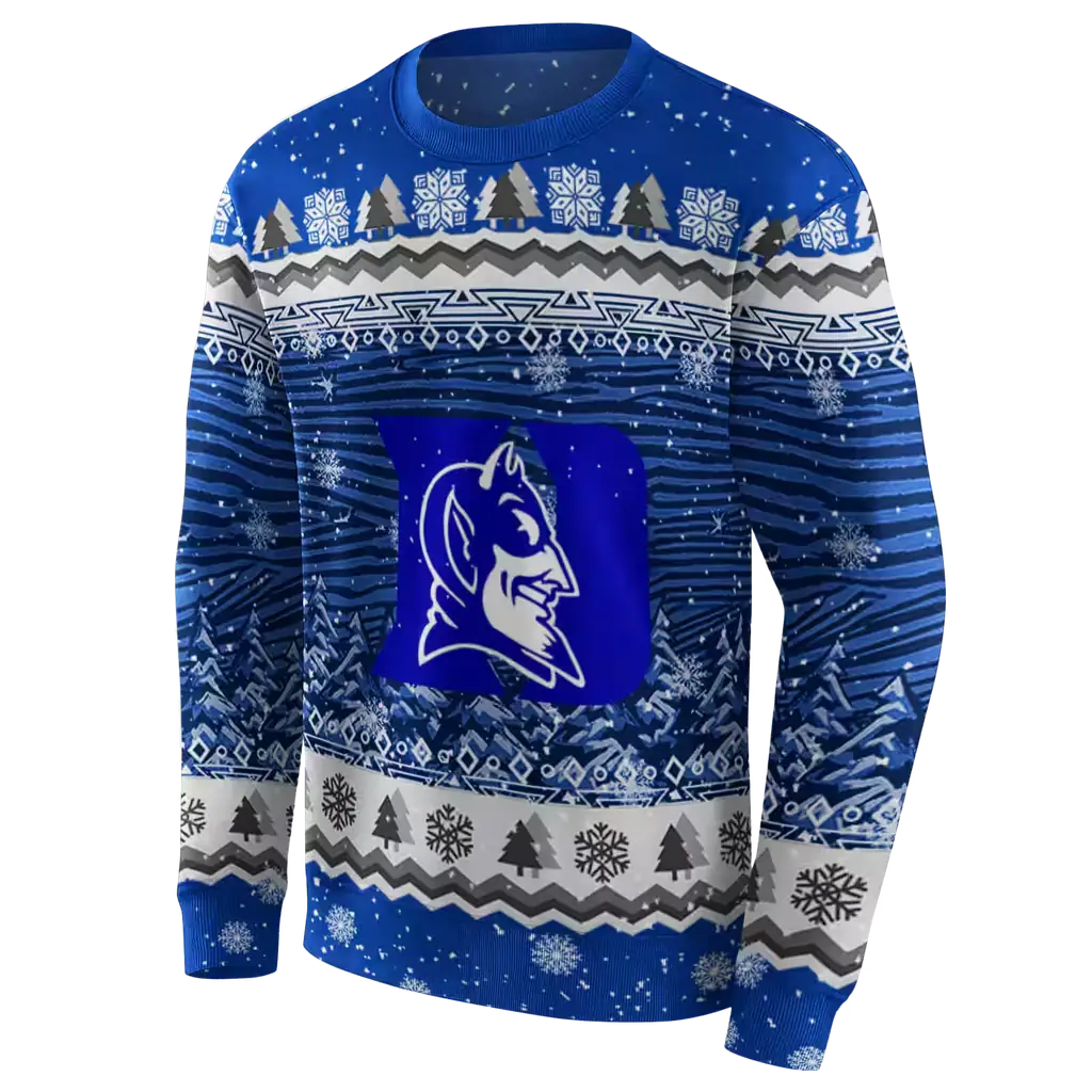 duke blue devils christmas trees blue hoodie new arrival duke blue devils christmas trees blue hoodie new arrival